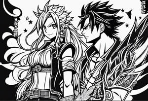The anime show Fairy tail logo tattoo idea