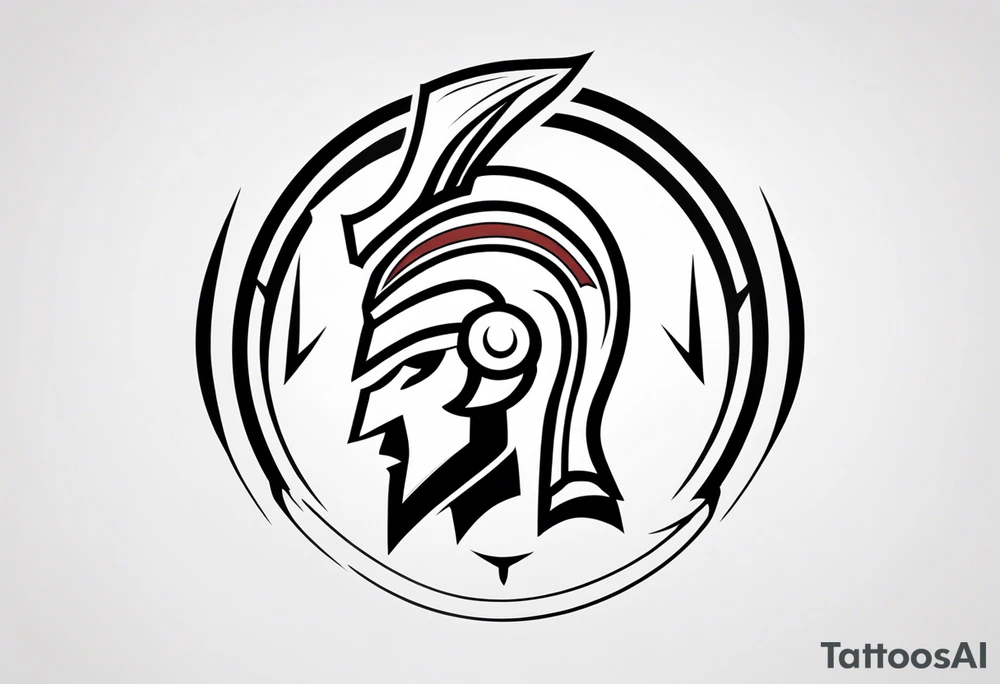 Ancient spartan symbol tattoo tattoo idea