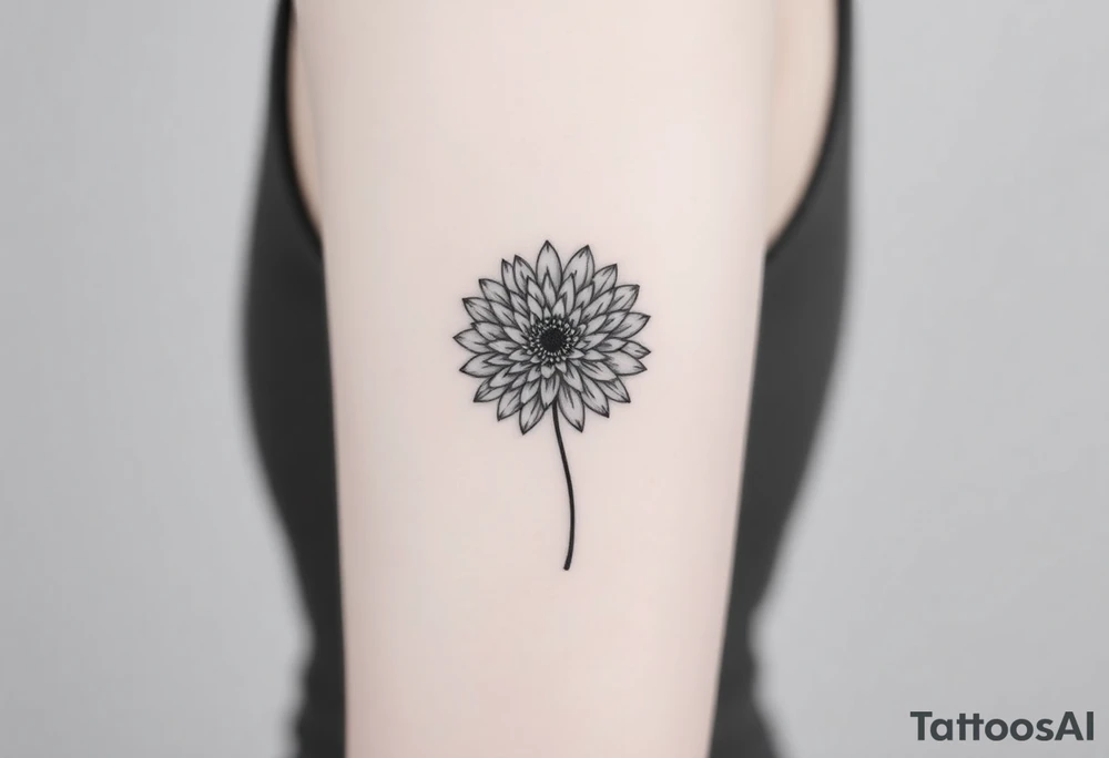 chrysanthemum tattoo idea