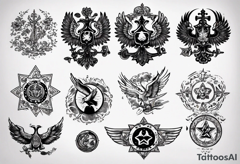 russian symbols tattoo idea