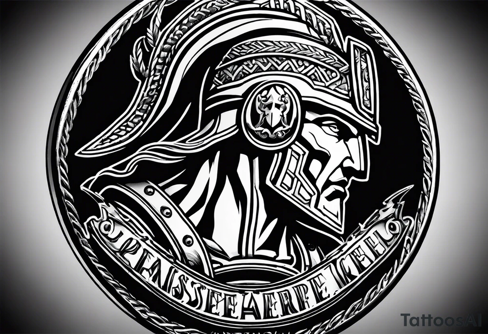 Spartan
Challenge coin
If your going through hell keep going tattoo idea