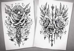 Two matching tattoos for couples tattoo idea