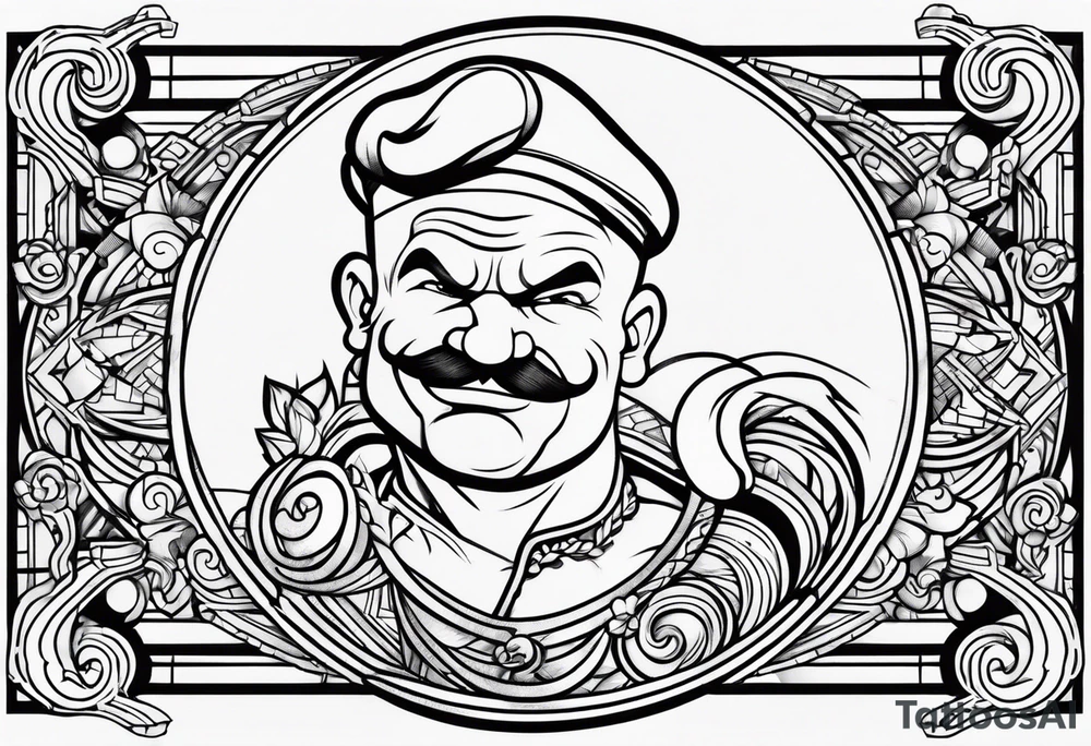 popeye tattoo idea