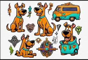 scooby doo tattoo idea