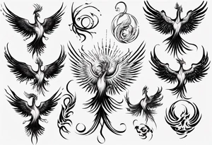 Sexuality phoenix tattoo idea