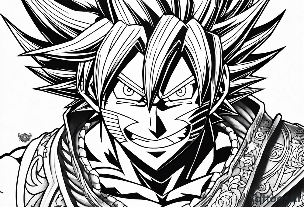 Natsu dragneel from fairy tail tattoo idea