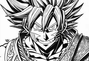 Natsu dragneel from fairy tail tattoo idea