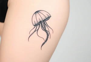 A big jellyfish tattoo tattoo idea