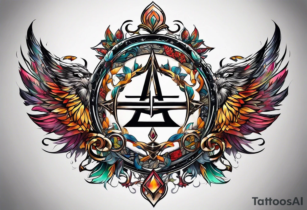 ank symbol tattoo idea