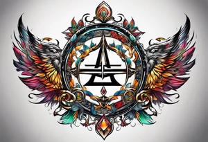 ank symbol tattoo idea