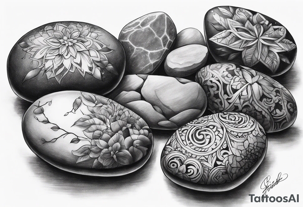 Wishing rocks tattoo idea