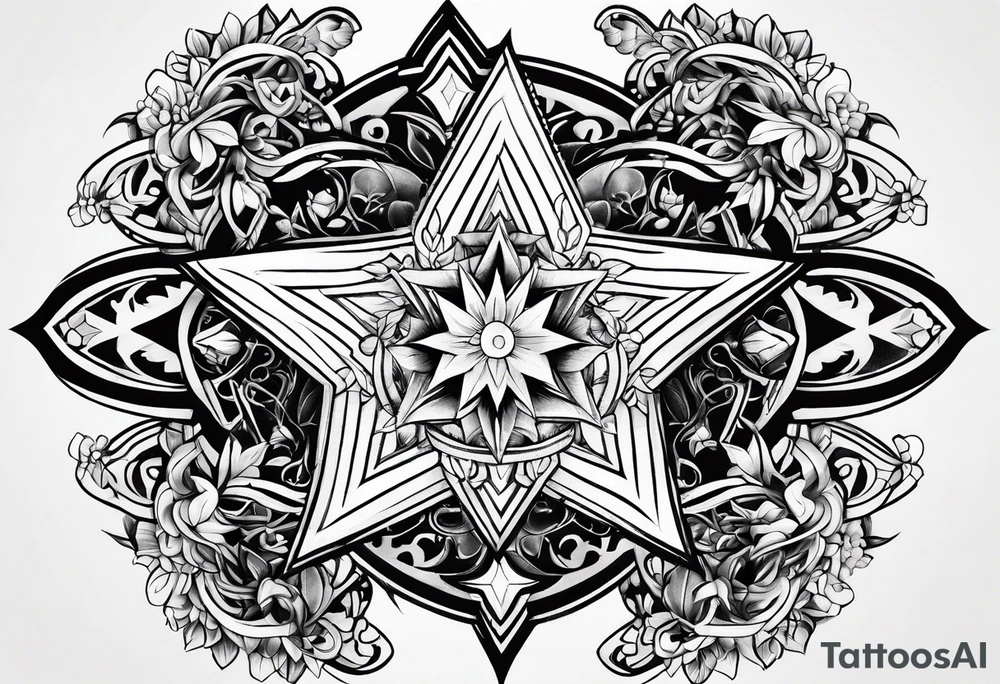 star tattoo idea