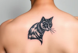 Black Cat tattoo idea