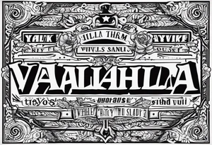 Valhalla  ptsd suicide tattoo idea