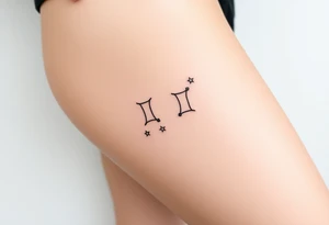 Constellation stars Gemini castor an pollux
Viola tattoo idea