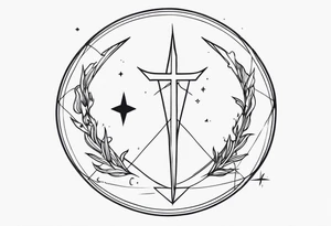 Flash Sagittarius tattoo idea
