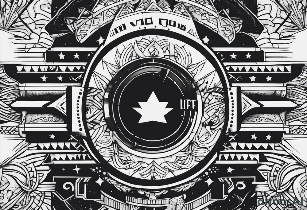 LIFE'S A TRIP rap album idea tattoo idea