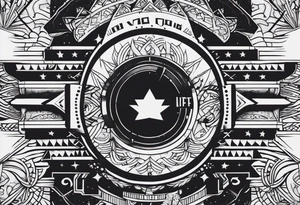LIFE'S A TRIP rap album idea tattoo idea