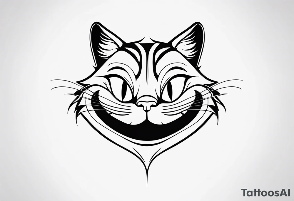 Cheshire Cat tattoo idea