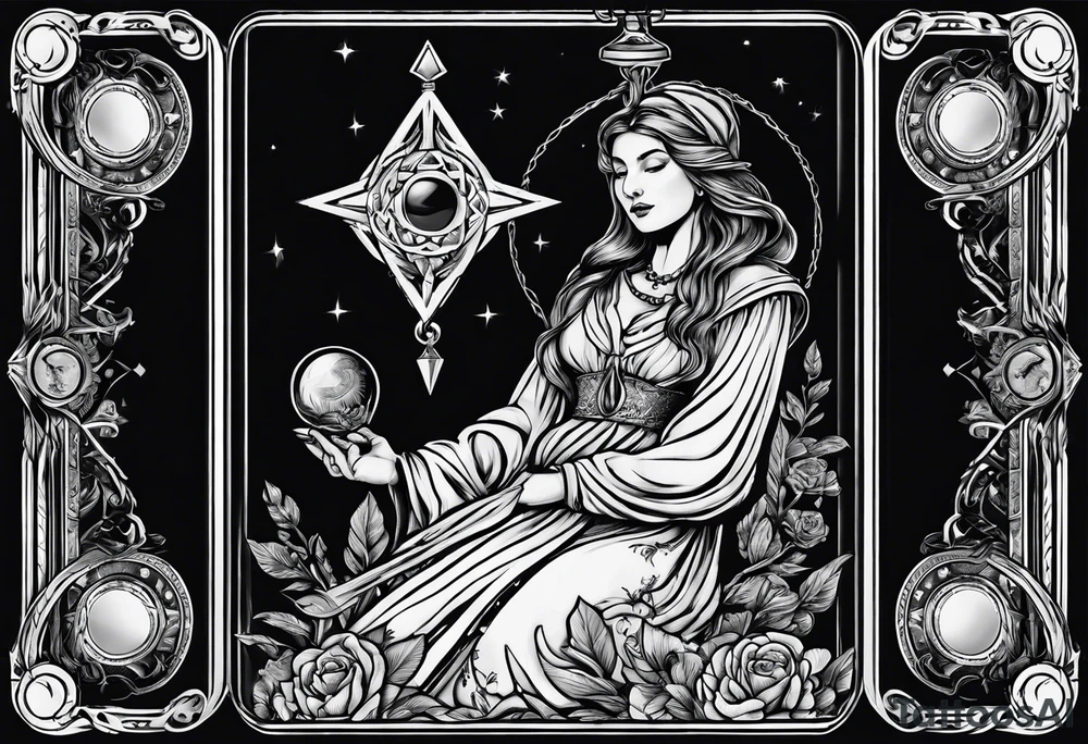 hanged man tarot tattoo idea