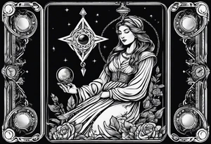 hanged man tarot tattoo idea