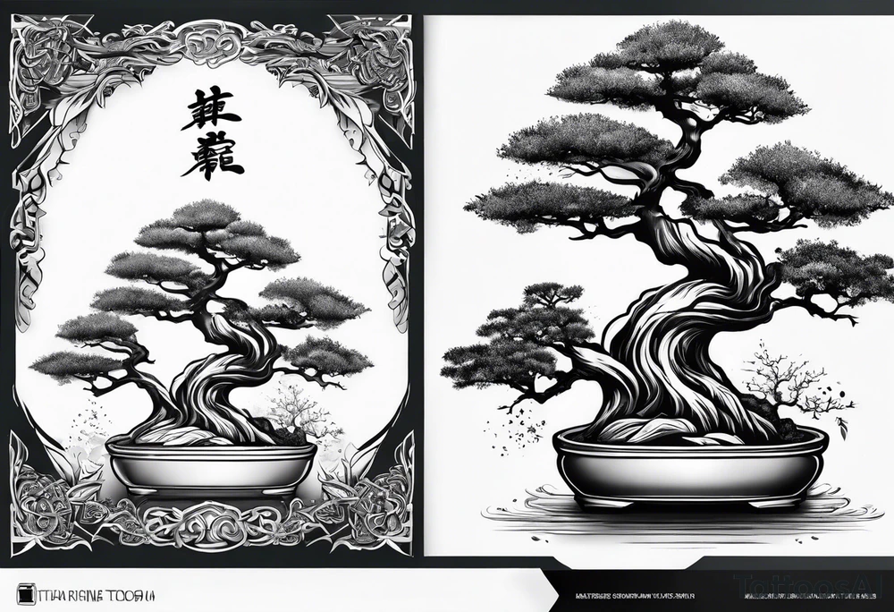 bonsai tattoo idea