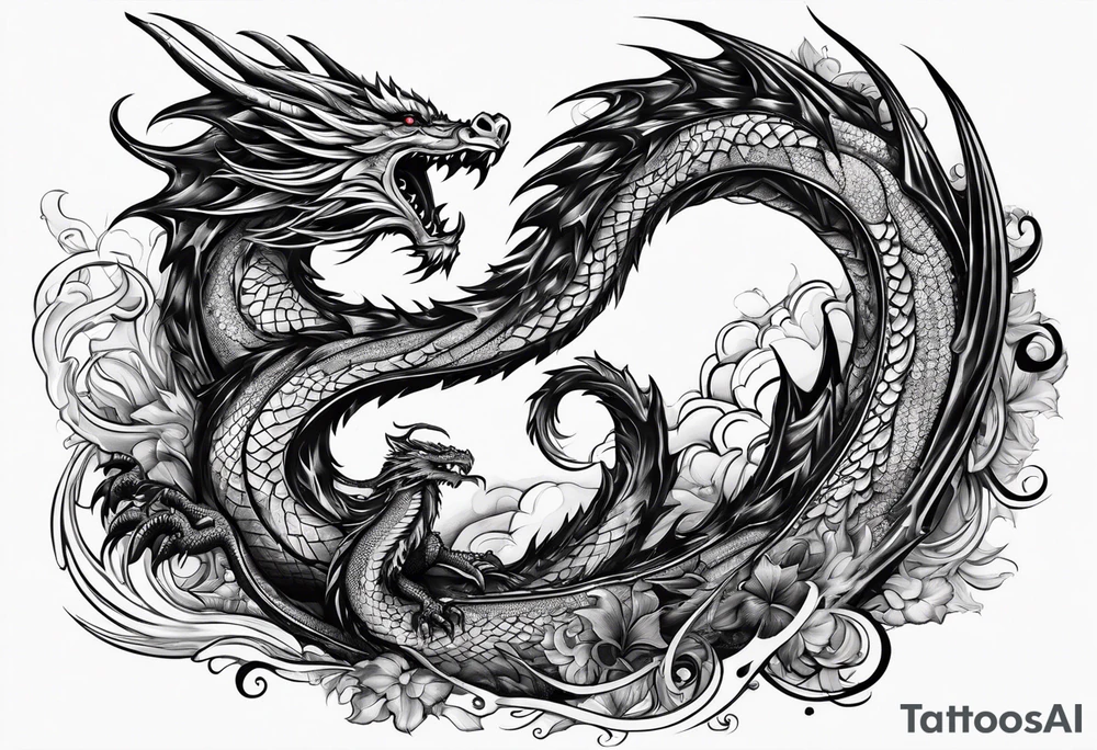 dragon tattoo idea
