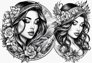 Position time tattoo idea