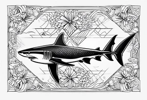 Tahitian Shark tattoo idea