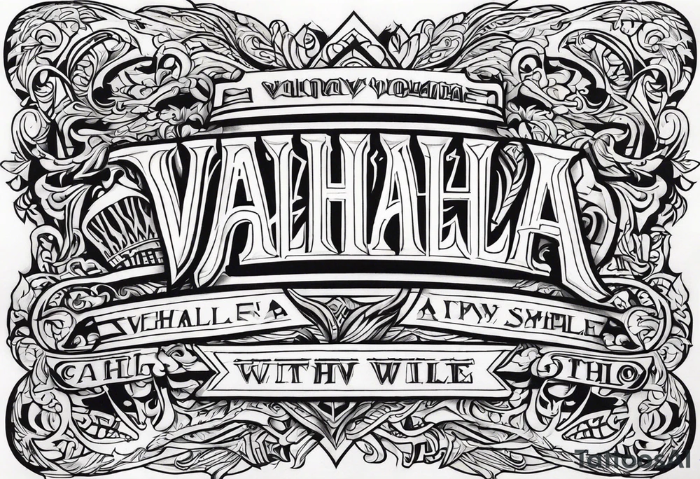 Valhalla tattoo idea