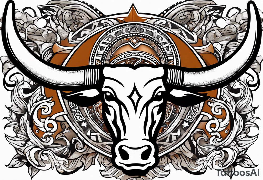 Texas longhorns and A&M aggies tattoo idea