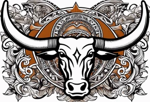 Texas longhorns and A&M aggies tattoo idea