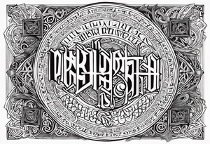 Viking death 
prayer poem tattoo idea
