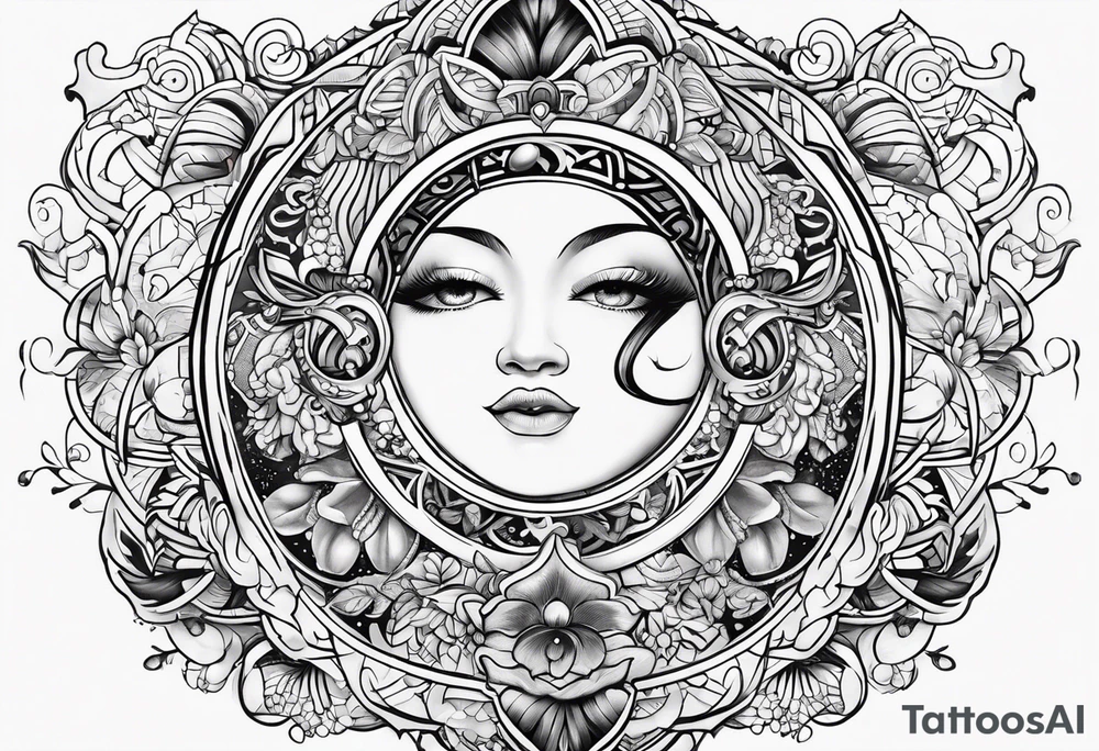 Love, source, abundance, Gemini symbol tattoo idea Love, source, abundance, Gemini symbol tattoo idea