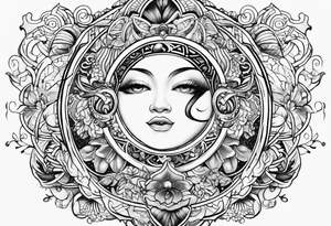 Love, source, abundance, Gemini symbol tattoo idea