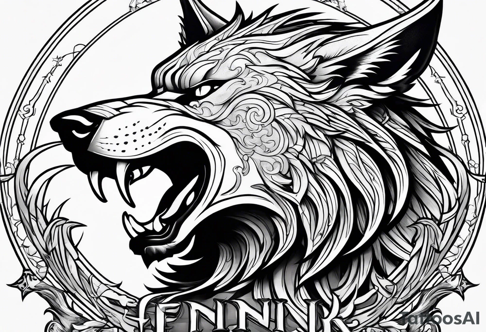Fenrir tattoo idea