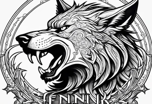 Fenrir tattoo idea