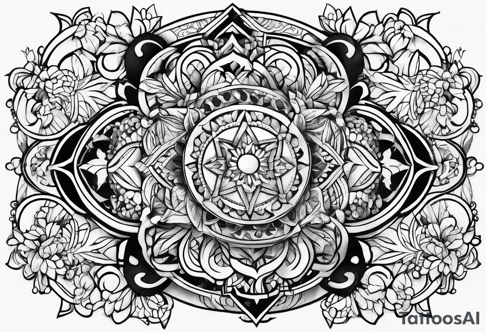 Oxytocin and serotonin and dopamine tattoo idea