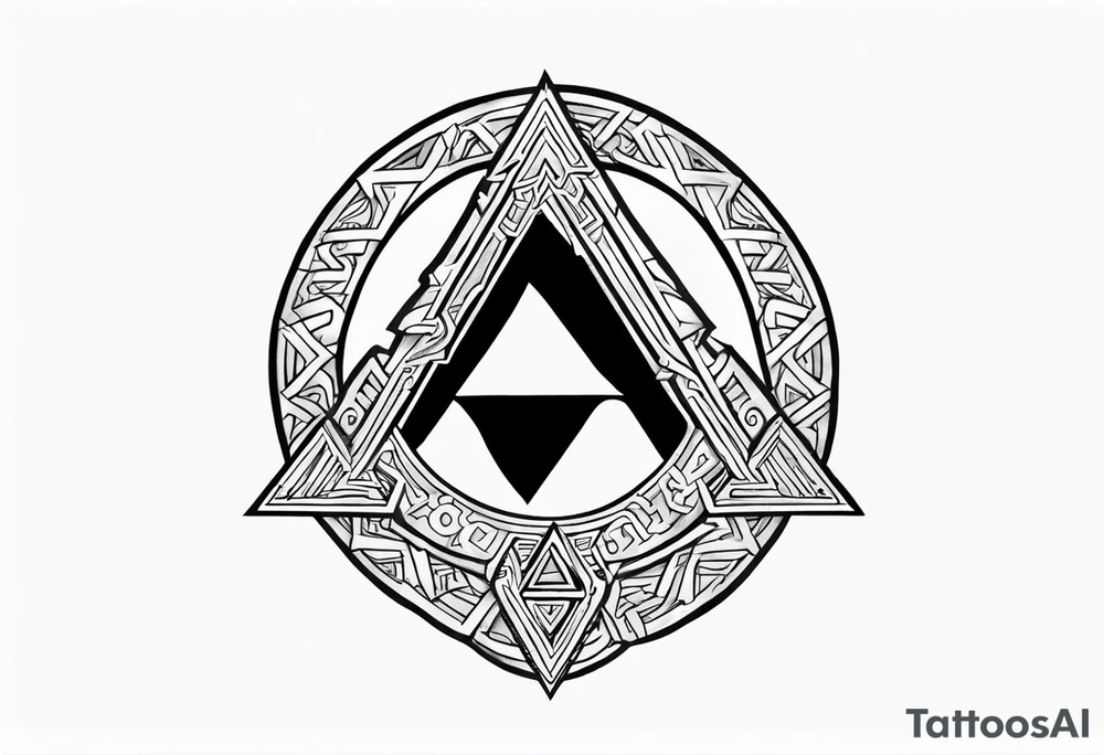 Valhalla fire 
 fog shield sword 


Sword shield valknut tattoo idea