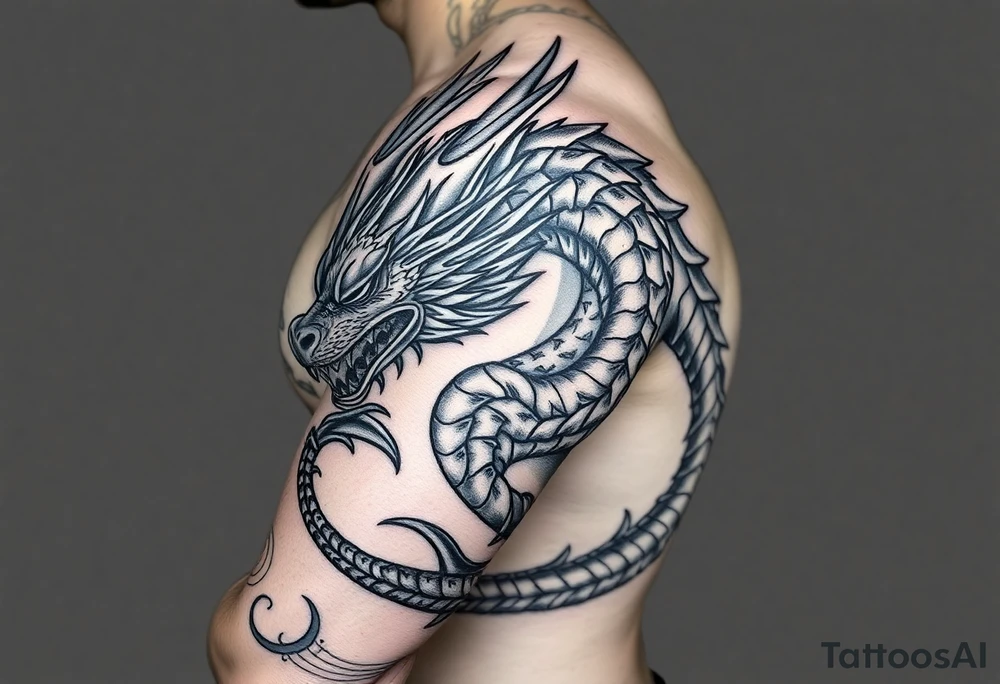 dragon tattoo idea