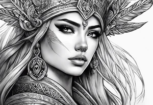 Valkiria tattoo idea