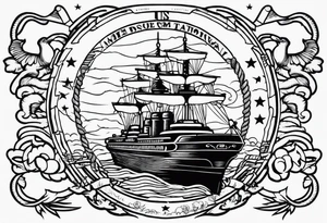 Full sleeve us navy tattoo idea