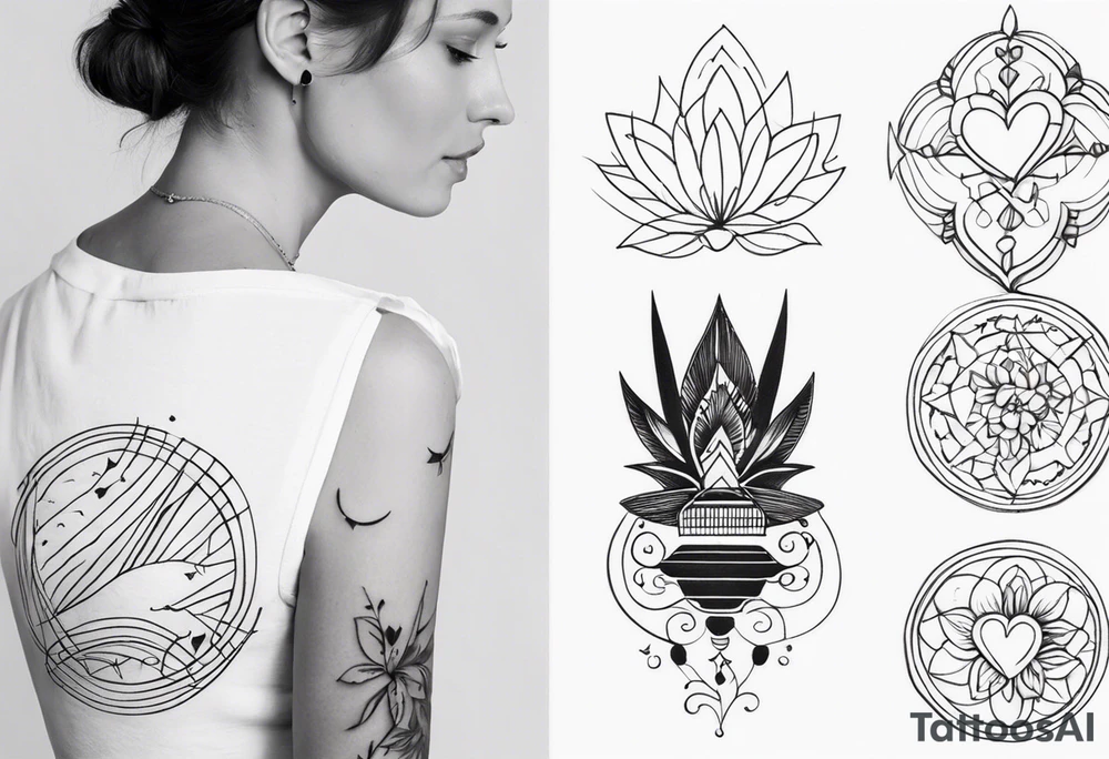 tattoo for spouses to have half each, sobre series de tv tattoo idea