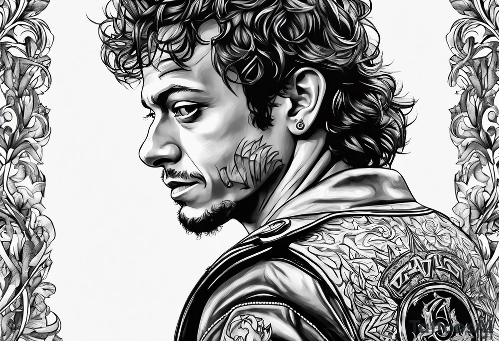 Valentino Rossi 46 tattoo idea