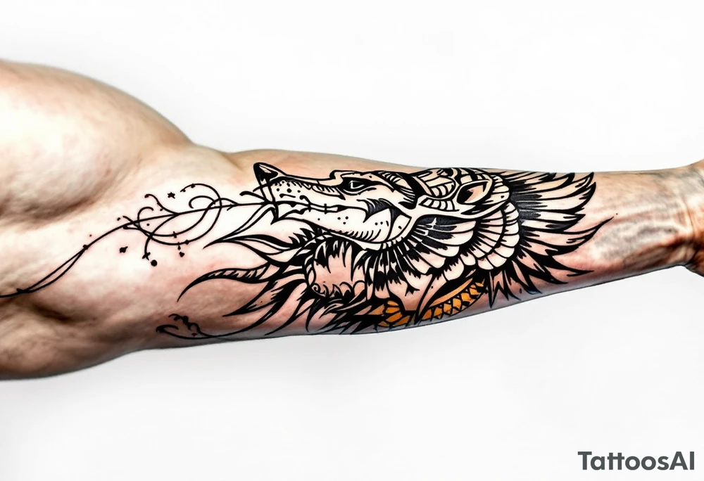 egyptian theme tattoo idea
