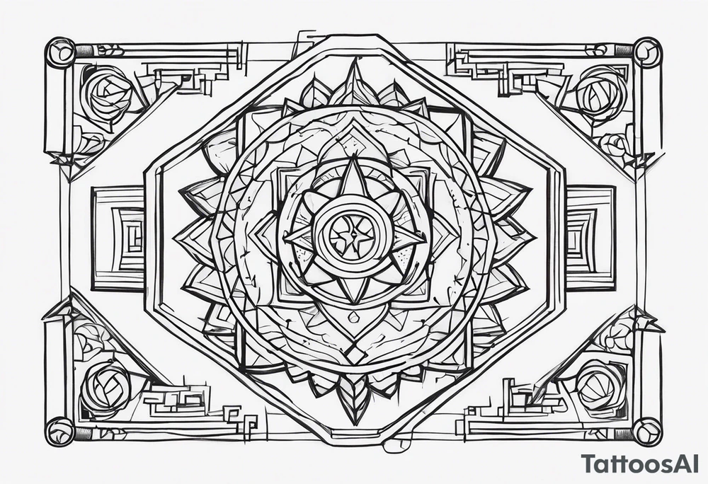 Deus e família acima de tudo tattoo idea