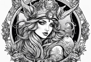 Gemini sign Capricorn sign tattoo tattoo idea