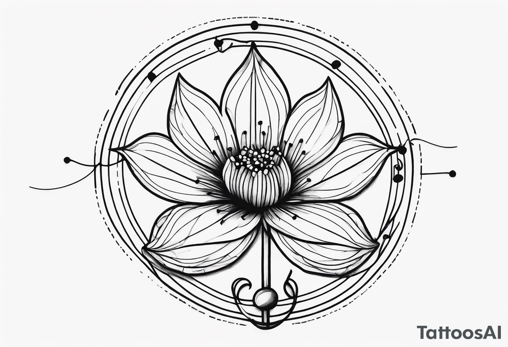 needle and thread tattoo idea