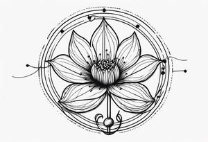 needle and thread tattoo idea
