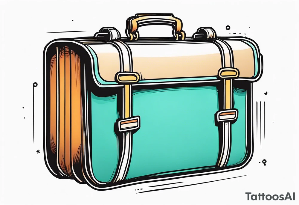 Utopia briefcase tattoo idea